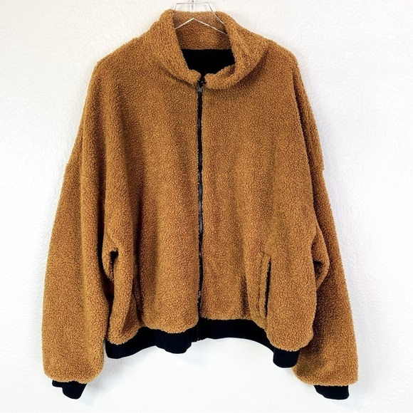 Fabletics Sepia/Black Spence Reversible Jacket Size 4X - Picture 2 of 7